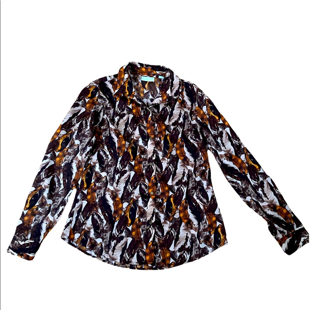 New York & Company Long Sleeve Dress Shirt. Size Small